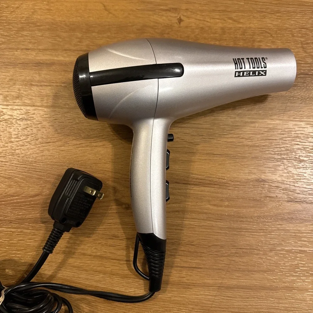 Hot‎ Tools Helix Hair Dryer Gray And Black Model S510122 Works Great
